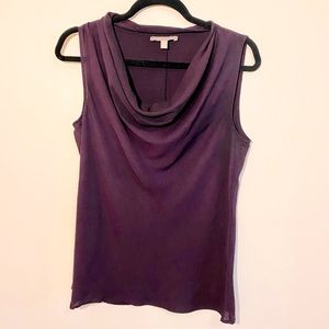 Deep purple banana republic top